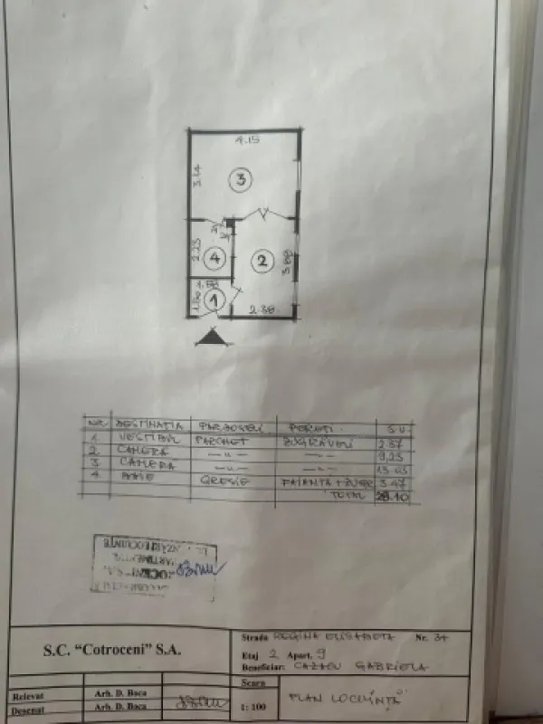 Apartament 2 camere, semidecomandat, 28mp, Cismigiu, 50. 000euro - Imaginea 9