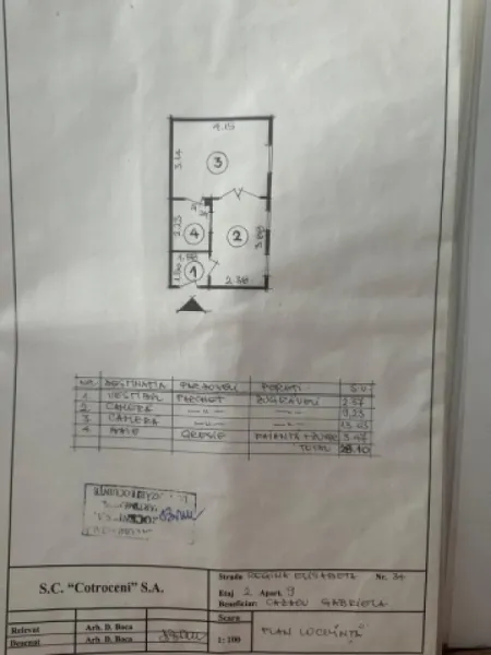 Apartament 2 camere, semidecomandat, 28mp, Cismigiu, 50. 000euro - Imaginea 9