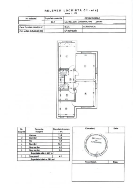 Casa 120mp, P+ E, 4 camere, constructie 2024, teren 300mp, zona Corbeanca, 173. 000euro - Imaginea 11