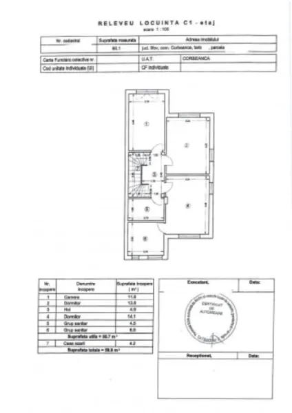 Casa 120mp, P+ E, 4 camere, constructie 2024, teren 300mp, zona Corbeanca, 173. 000euro - Imaginea 11
