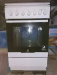 Aragaz ELECTROLUX, plita gaz, 4 arzatoare, aprindere integrata plita, 50cm, cuptor electric, Timer, alb - Miniatura 1