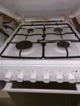 Aragaz ELECTROLUX, plita gaz, 4 arzatoare, aprindere integrata plita, 50cm, cuptor electric, Timer, alb - Miniatura 3