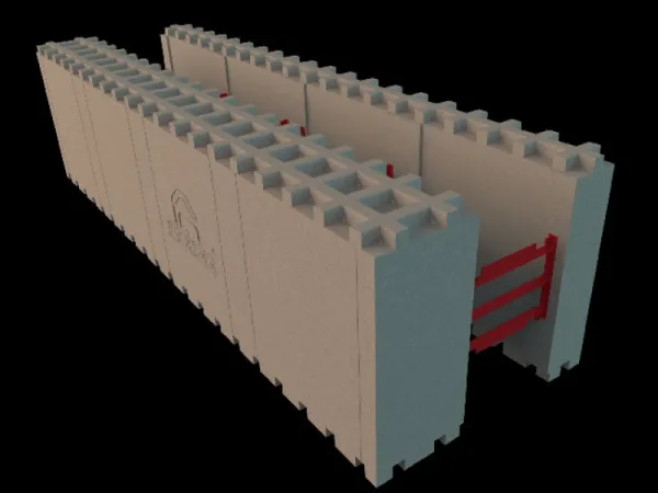 Cofraje termoizolante- gen AMVIC - constructii case - Imaginea 1