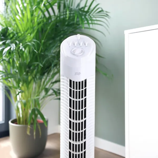 Ventilator turn JAP, 76 cm , oscilant, 3 viteze , 50W, alb - Imaginea 3