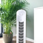 Ventilator turn JAP, 76 cm , oscilant, 3 viteze , 50W, alb - Miniatura 3