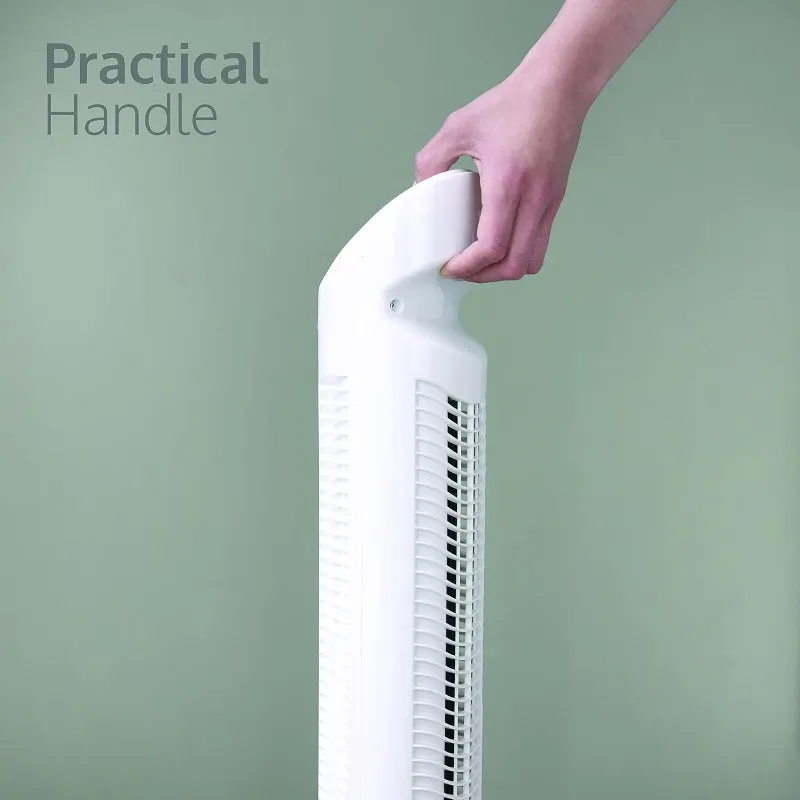 Ventilator turn JAP, 76 cm , oscilant, 3 viteze , 50W, alb - Imaginea 6
