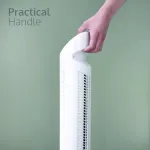 Ventilator turn JAP, 76 cm , oscilant, 3 viteze , 50W, alb - Miniatura 6