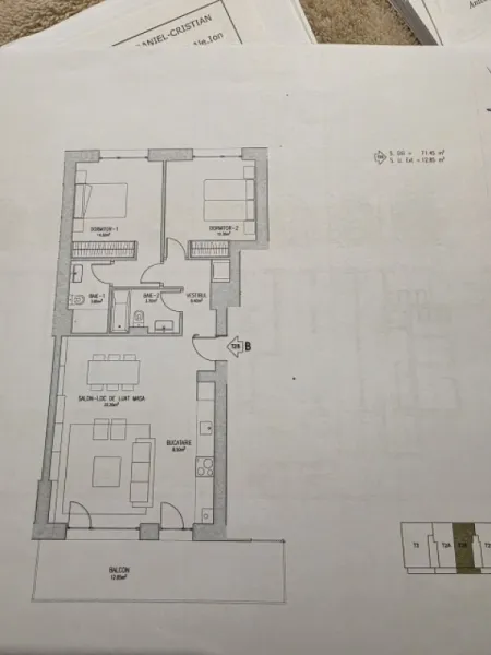 Apartament 3 camere, mobilat si utilat, Bucuresti, zona Morarilor, 84mp, 260. 000euro - Imaginea 10