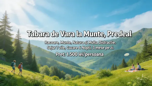 Tabara de Vara la Munte - Predeal, 2026 - Imaginea 1
