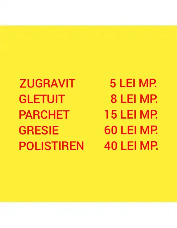 Zugrav glet faianta parchet - Imaginea 1
