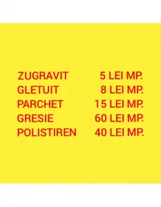 Zugrav glet faianta parchet