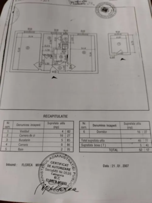 Apartament 2 camere decomandat, 52 mp, Floreasca, complet mobilat si utilat, 139. 000euro - Imaginea 10