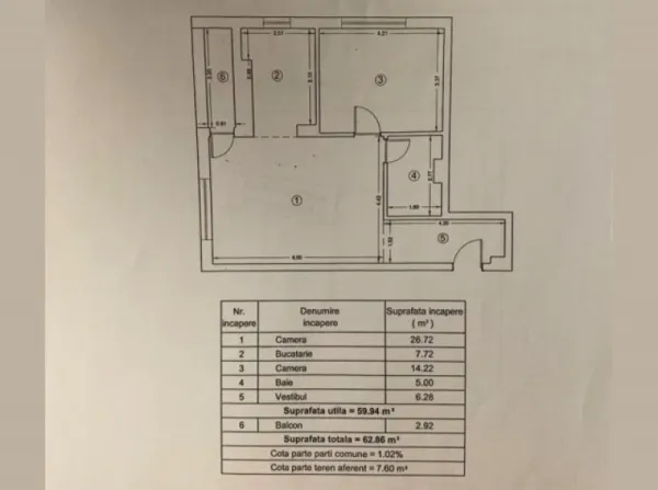 Apartament 2 camere, decomandat, 60mp, mobilat si utilat, Dristor, 150. 000euro - Imaginea 11
