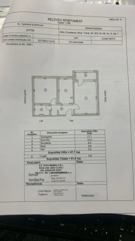 Apartament 2 camere, decomandat, 52mp, Constanta, 105. 000euro - Imaginea 9