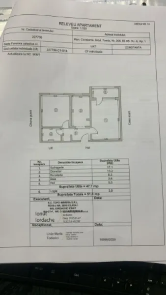 Apartament 2 camere, decomandat, 52mp, Constanta, 105. 000euro - Imaginea 9