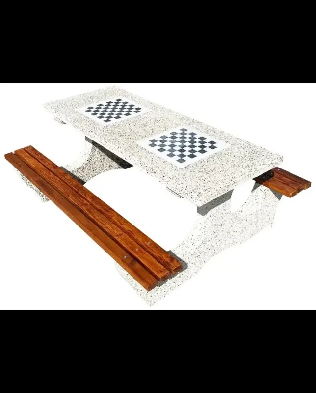 Set mese cu banci sau scaune din beton/ marmura - Imaginea 1