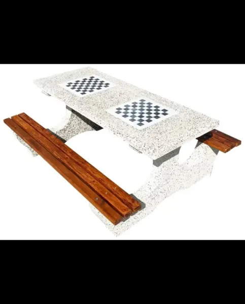 Set mese cu banci sau scaune din beton/ marmura - Imaginea 1
