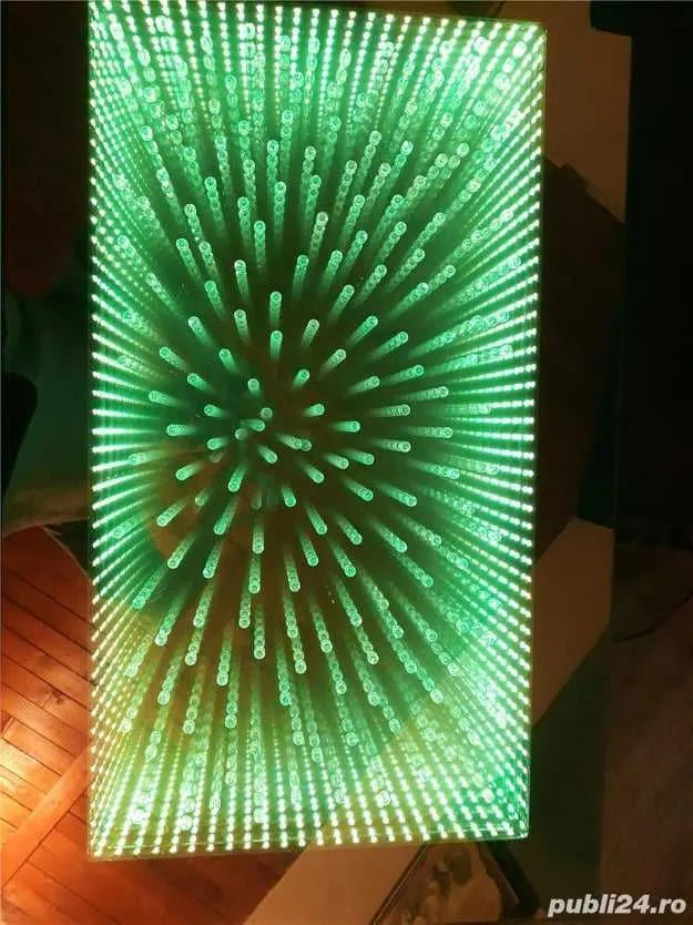 Masa 3D personalizata, masa infinity, masa sticla LED - Imaginea 5