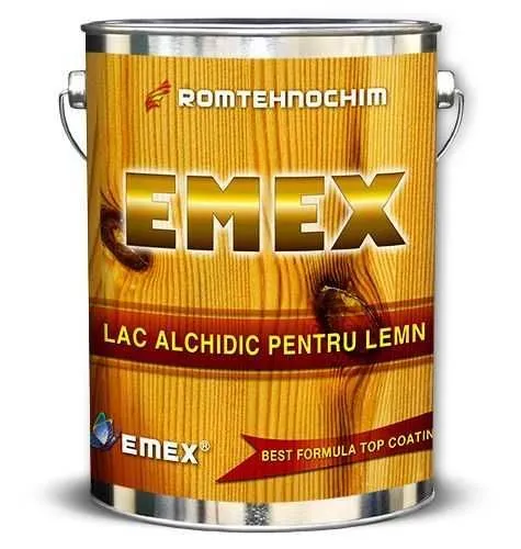 Lac Alchidic Lucios pentru Lemn EMEX - Imaginea 1