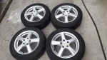 Vand 4 Jante Aluminiu + 4 Cauciucuri 205/ 55R16 in 5 Frezoane pentru VW & AUDi recent aduse din Germania - Miniatura 1