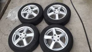 Vand 4 Jante Aluminiu + 4 Cauciucuri 205/ 55R16 in 5 Frezoane pentru VW & AUDi recent aduse din Germania