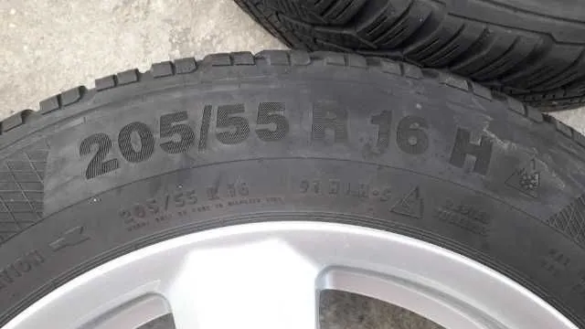 Vand 4 Jante Aluminiu + 4 Cauciucuri 205/ 55R16 in 5 Frezoane pentru VW & AUDi recent aduse din Germania - Imaginea 2