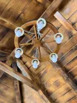 Produc lustre rustice din lemn - Miniatura 2