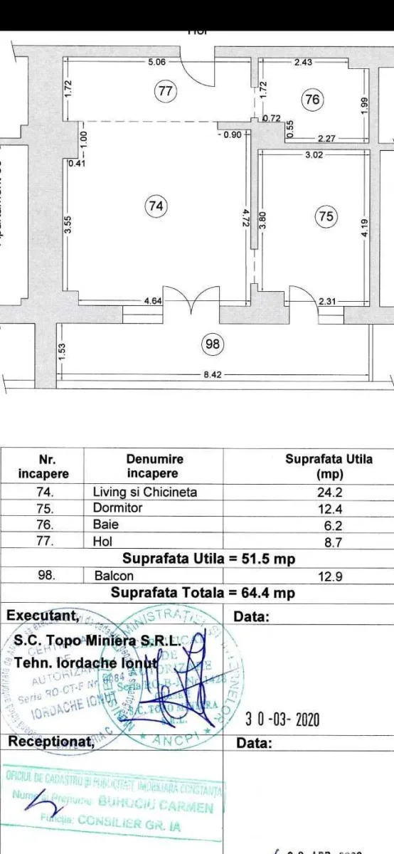 Apartament 2 Camere bloc nou LUX City Mall BD. Lapusneanu - Imaginea 6