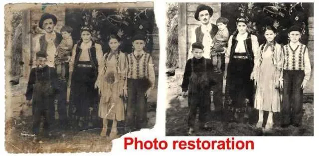 Fotografii vechi restaurare reconditionare retus scanare filme si diapozitive - Imaginea 3