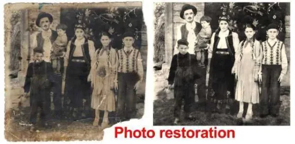 Fotografii vechi restaurare reconditionare retus scanare filme si diapozitive - Imaginea 3