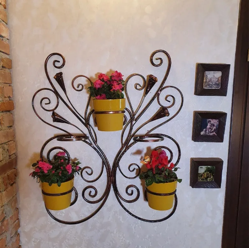 Suport de perete pentru cinci flori  Cale - Imaginea 1