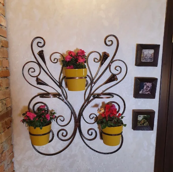 Suport de perete pentru cinci flori  Cale - Imaginea 1