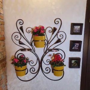 Suport de perete pentru cinci flori  Cale