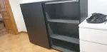 GALANT Corp cu usi glisante, furnir frasin vopsit negru, IKEA,  160x120 cm x 1 bucata - Miniatura 2