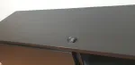 GALANT Corp cu usi glisante, furnir frasin vopsit negru, IKEA,  160x120 cm x 1 bucata - Miniatura 3