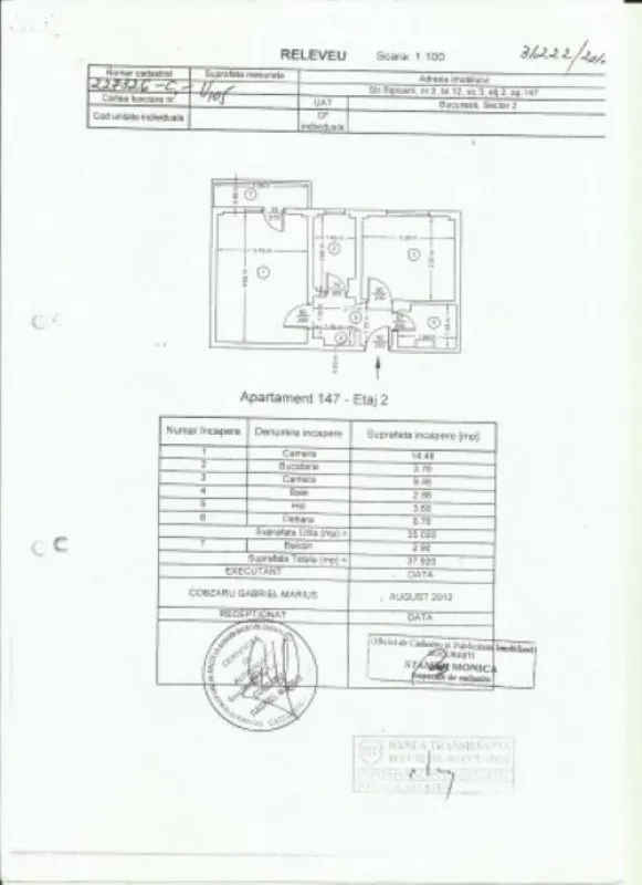 Apartament 2 camere, 38 mp, decomandat, mobilat si utilat, cartier Doamna Ghica, 58. 800euro - Imaginea 11