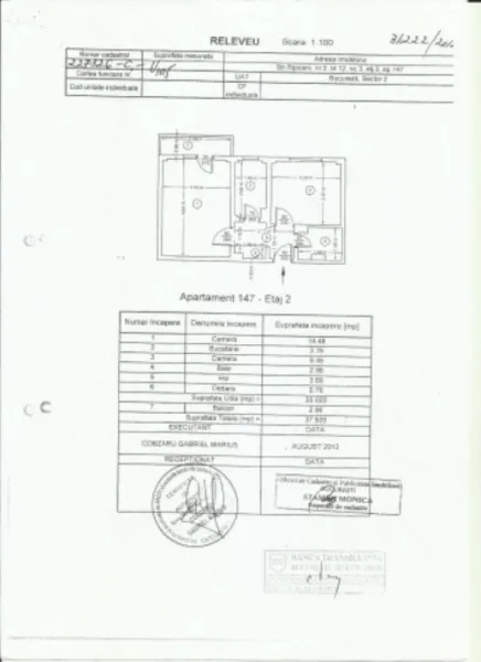 Apartament 2 camere, 38 mp, decomandat, mobilat si utilat, cartier Doamna Ghica, 58. 800euro - Imaginea 11