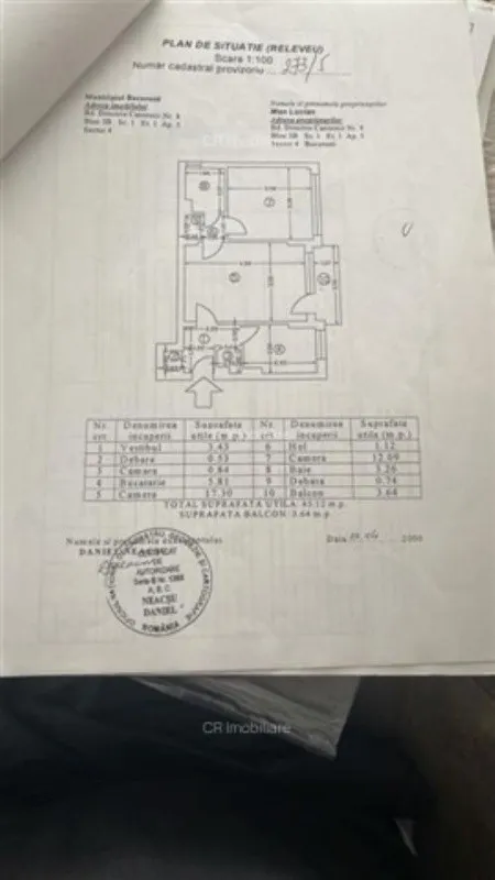 Apartament 2 camere semidecomandat, 50 mp, Unirii, Dimitrie Cantemir, 112. 000euro - Imaginea 11