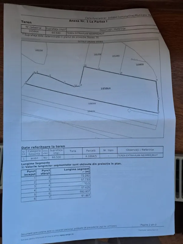 DE VANZARE TEREN AGRICOL IN JUDETUL CONSTANTA, ZONA PESTERA( 14 HECTARE) - Imaginea 5