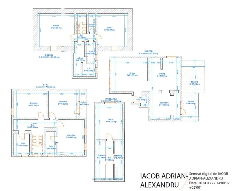 Proprietar vand vila la cheie 351mp construiti , 7 camere, Turnisor intrare 362. 000 euro - Imaginea 10