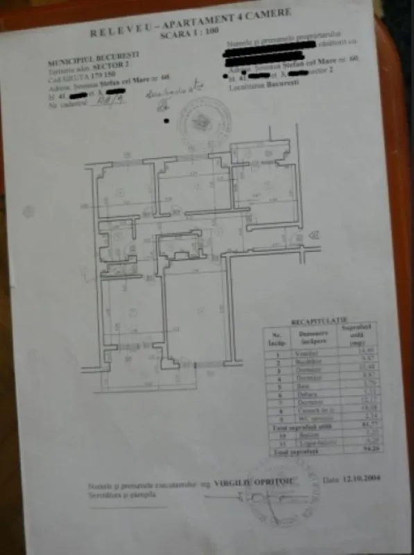Apartament 4 camere, decomandat, 94mp, Stefan cel Mare, 165. 000euro - Imaginea 12