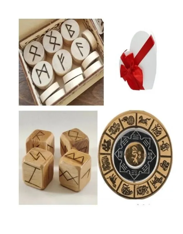 Viking rune set+ cadou amuleta de protectie, sanatate si prosperitate 2+ 1 gratis - Imaginea 4