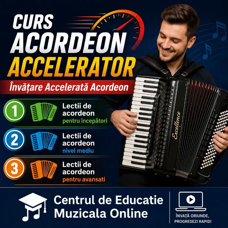 Lectii Cursuri Acordeon in format text, audio si video - Imaginea 1