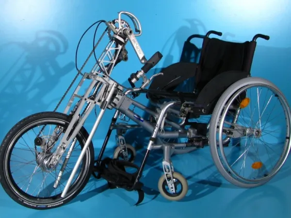 Handbike bicicleta de mana Pro Activ - Imaginea 2