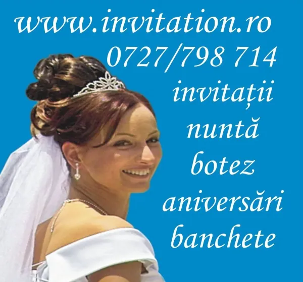 invitatii nunta  - Imaginea 1