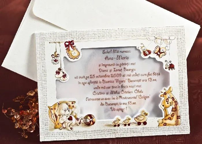 invitatii botez  - Imaginea 27