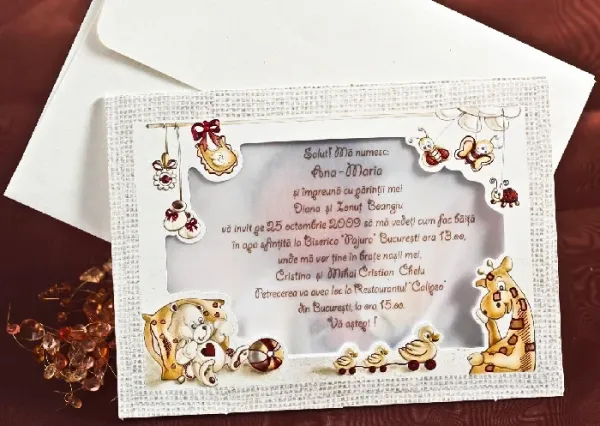 invitatii botez  - Imaginea 27