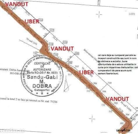 Parcele teren constructii Valea Voievozilor - Imaginea 1