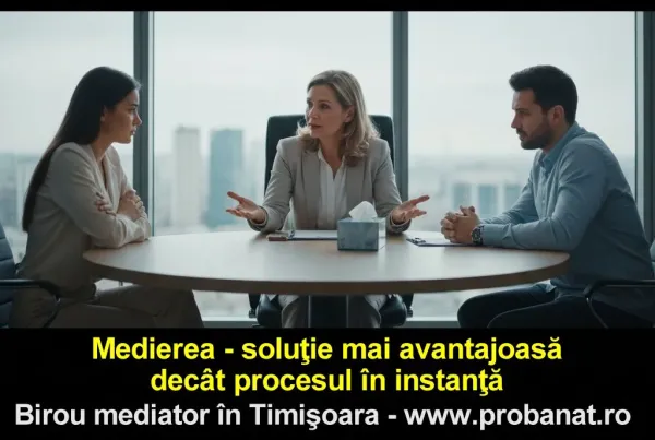 BIROU DE MEDIATOR  -  MATEI BÎTEA - Timișoara
