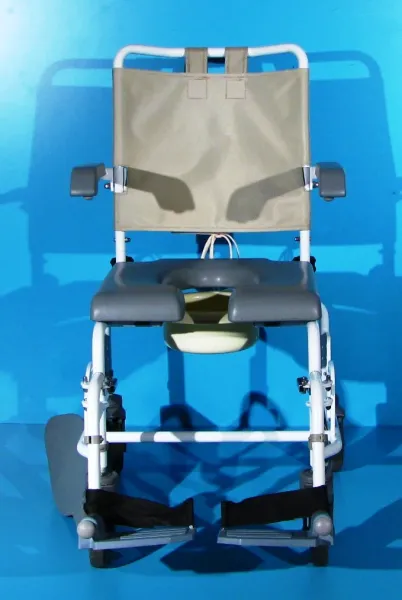 Scaun pentru WC si baie din aluminiu Drive - latime sezut 43 cm - Imaginea 3